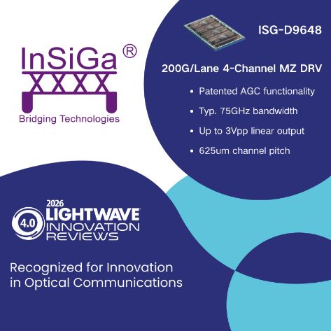 英思嘉半导体 三获2026 Lightwave创新奖，铺就5G光通信强国之路