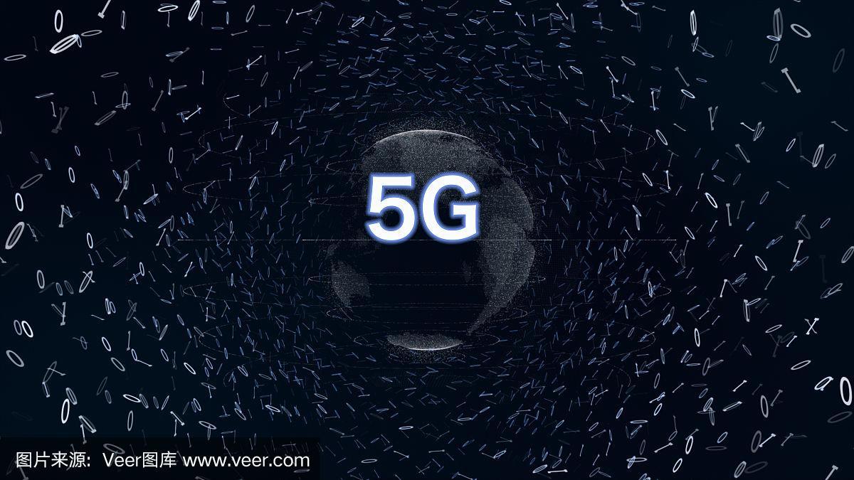 5g和ai技术,全球通信网络概念